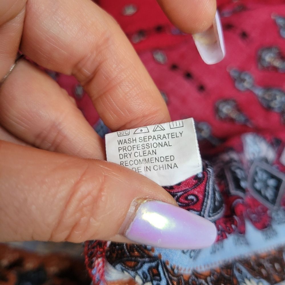 Boho Button Front Maxi Dress - Picture 8 of 8